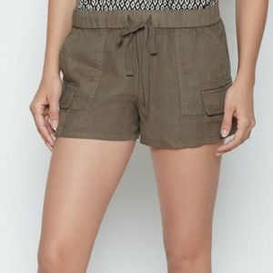 Joie Linen Army Shorts